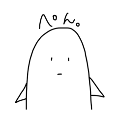 [LINEスタンプ] 友達に使える無表情ぺんぎん