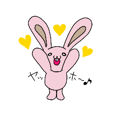 [LINEスタンプ] おもしろかわいい白目うさぎ2