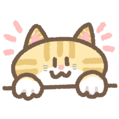 [LINEスタンプ] くわねこスタンプ