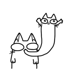 [LINEスタンプ] 大学生なねこ2