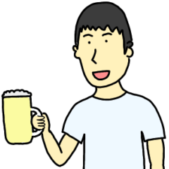 [LINEスタンプ] 飲み会 サイレント（あ〜な行）