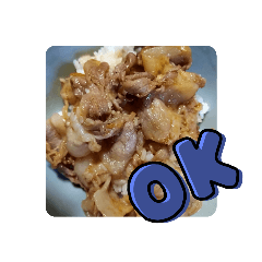 [LINEスタンプ] 肉とごはん最高だよね！