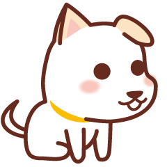 [LINEスタンプ] いぬの「おもち」