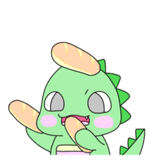 [LINEスタンプ] アロエ色の怪獣アロエくん3