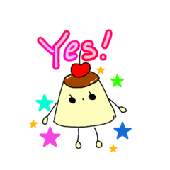 [LINEスタンプ] ポップ☆プリンちゃん