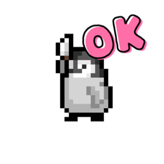 [LINEスタンプ] Little Edge Penguin