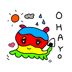 [LINEスタンプ] メンダコのメンメンちゃん