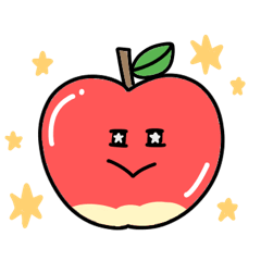 [LINEスタンプ] りんごの国