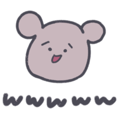 [LINEスタンプ] たれまゆのくま