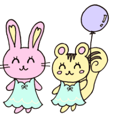 [LINEスタンプ] うさりすちゃん