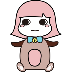 [LINEスタンプ] いたずらっ子のぷにこ