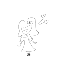 [LINEスタンプ] u stamp girl