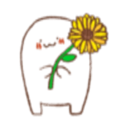 [LINEスタンプ] 夏が大好き・もにもにちゃん