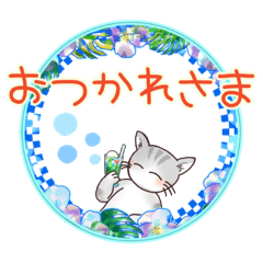 [LINEスタンプ] 日常、生活、お花と猫と、スイーツ、春夏