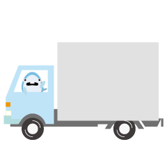 [LINEスタンプ] トラック運転手の何も噛めないサメ